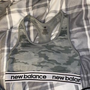 New balance camo sports bra